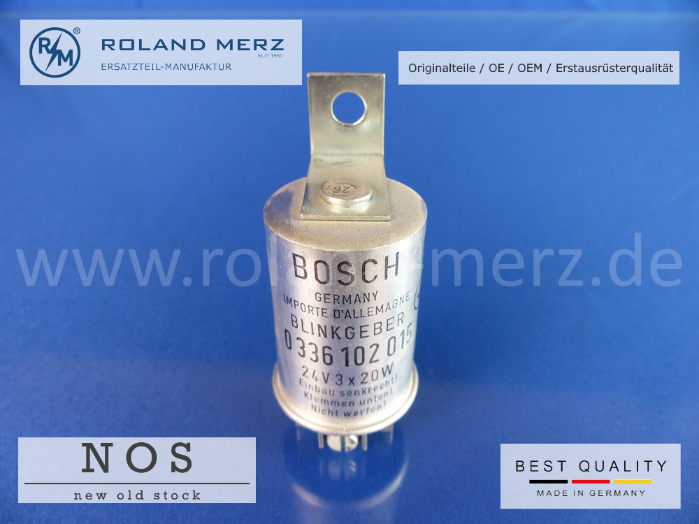 0-336-102-015-02 Blinkgeber 0 336 102 015 (SH/BVD 24 B 3 ) Bosch 24 Volt 3 x 20 Watt mit Schraubanschlüssen