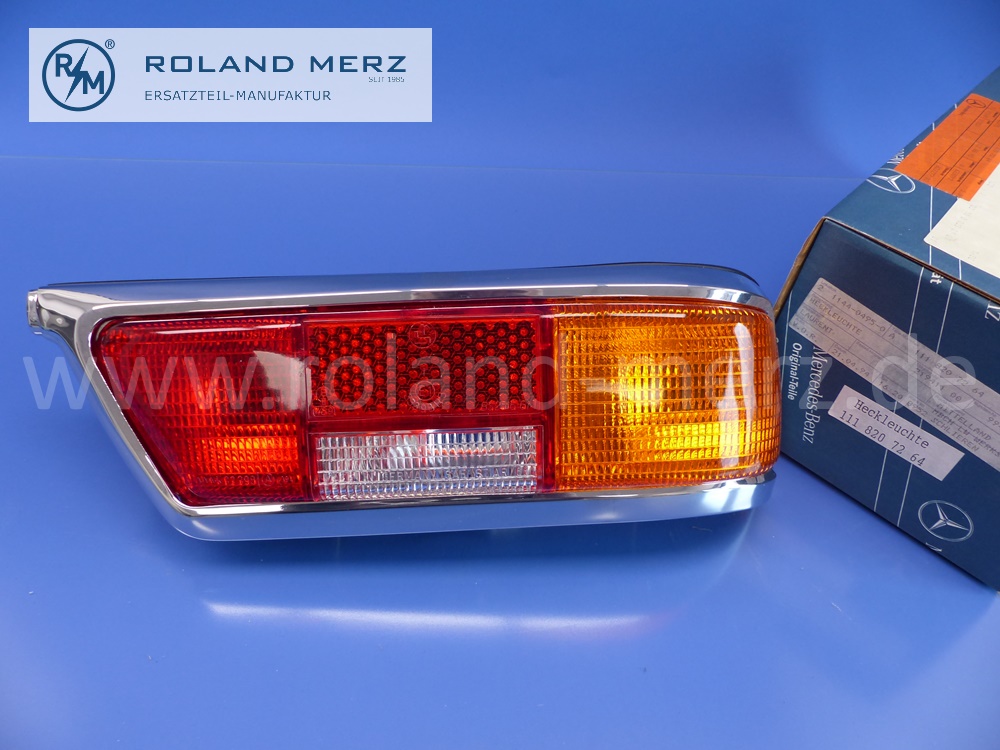 1118207264 Heckleuchte, Schlussleuchte, rechts, komplett, Mercedes W111, 220SEB, 280SE, 280SE Cb. / Cp., Original Mercedes Neuteil, NOS 