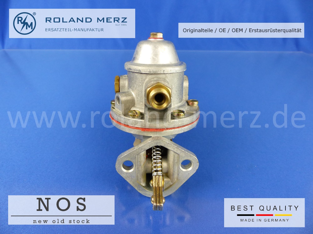 000-091-91-01-003KG9bc2RsKzKl8 Kraftstoffpumpe 000 091 91 01 mit Handhebel Mercedes 170S, 220, 190SL , 180a – 220S Ers. Für. 000 091 53 01 MB-Originalteil NOS