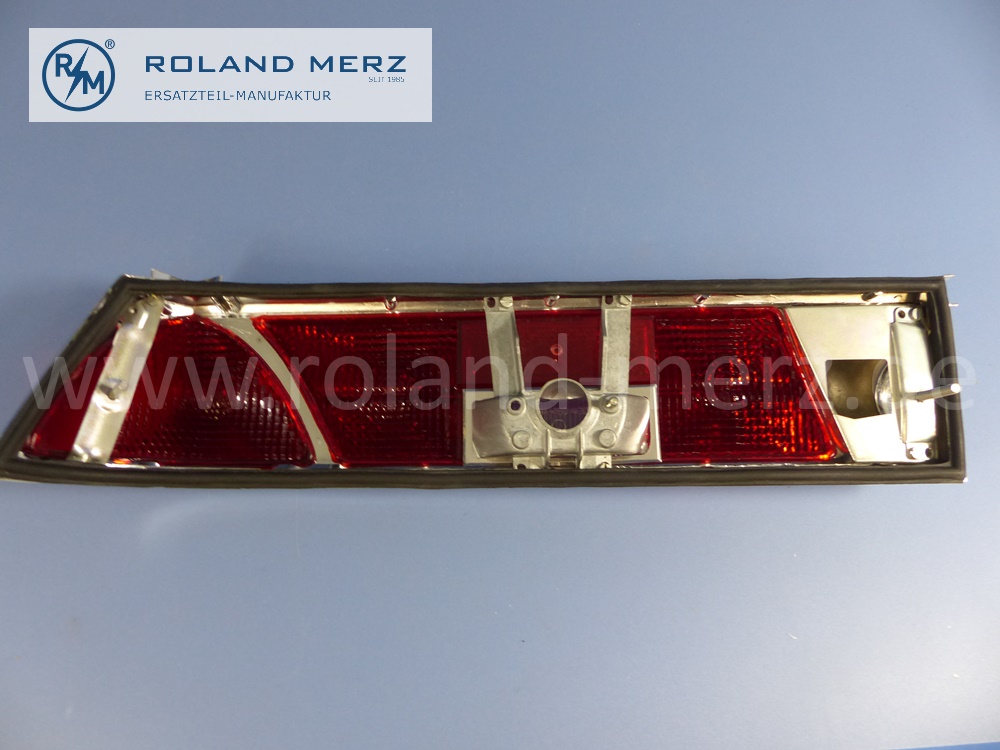 1118260652 Lichtscheibe, Lichtfenster, Lampenglas Rücklicht, rechts, Blinker rot, W111, W112, Original Mercedes Neuteil, NOS