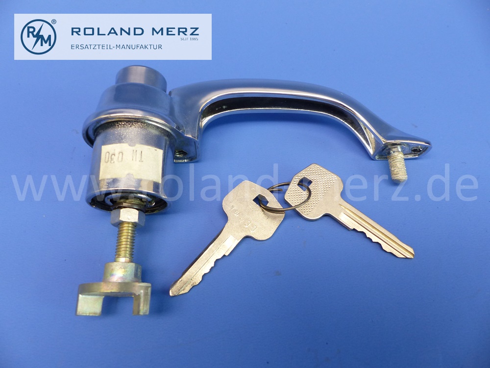 401217660601 1217660601 Türgriff rechts, verschließbar für Mercedes W121, 190SL ab FG 7500412 , original Mercedes Neuteil, NOS 