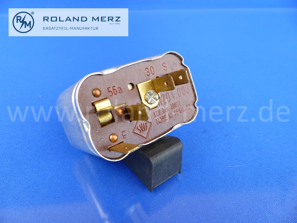 R201.008 Schrittschaltrelais Lichthupe SWF, 100W, VW Transporter Bus, VW 411, Originalteil, NOS