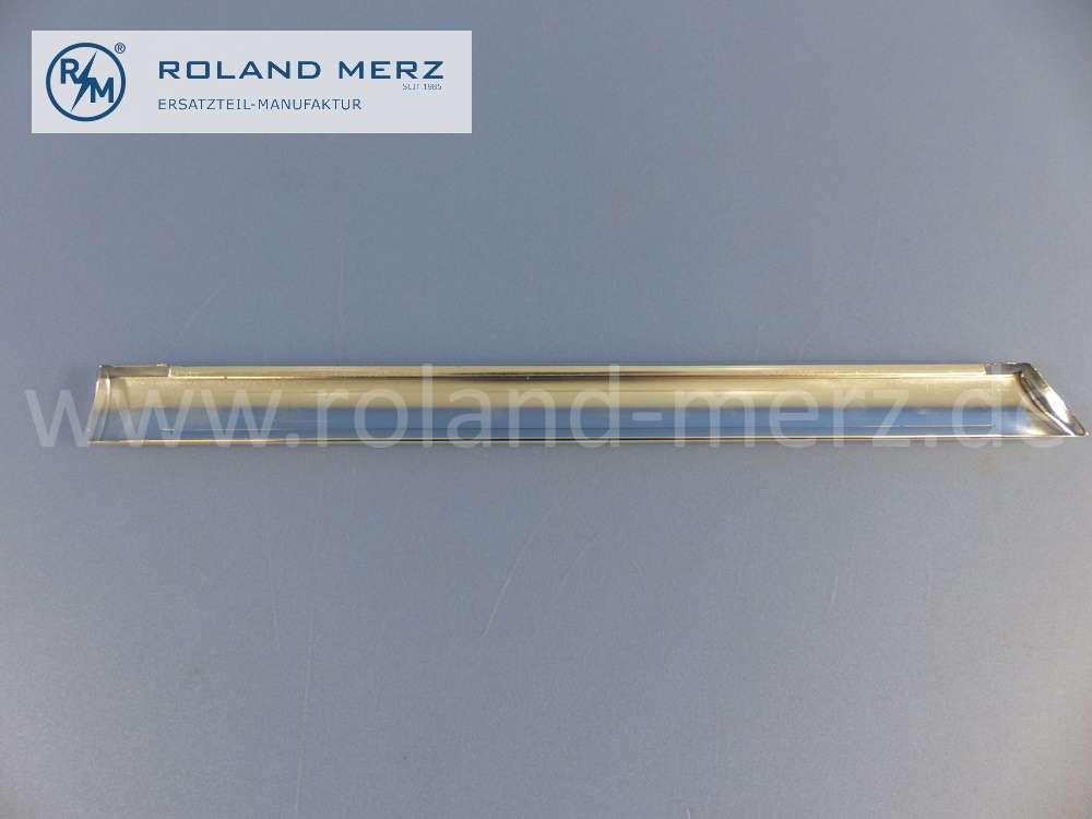 1136980280 Zierstab, Zierleiste, rechts, zwischen Vorderrad und Tür, Mercedes W113, Pagode, 230SL, 250SL, 280SL, Länge 295mm, Original Mercedes Neuteil, NOS