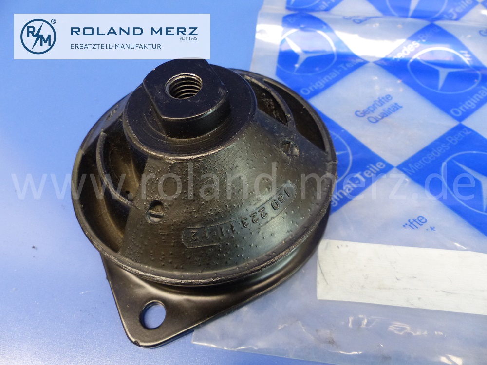 1802231112 Gummilager, Elastomerlager Motoraufhängung vorne links, Export, Mercedes W110, W111, Original Mercedes Neuteil, NOS