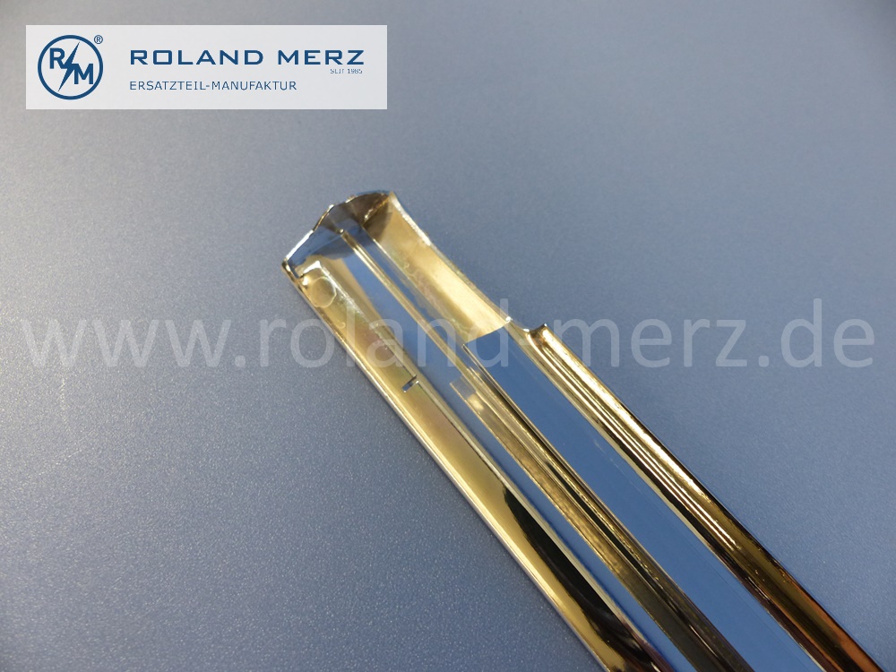 1087380230 Zierstab, Zierleiste, rechts, Fondtür Bordkante, Mercedes W108, Länge 965 mm, Original Mercedes Neuteil, NOS