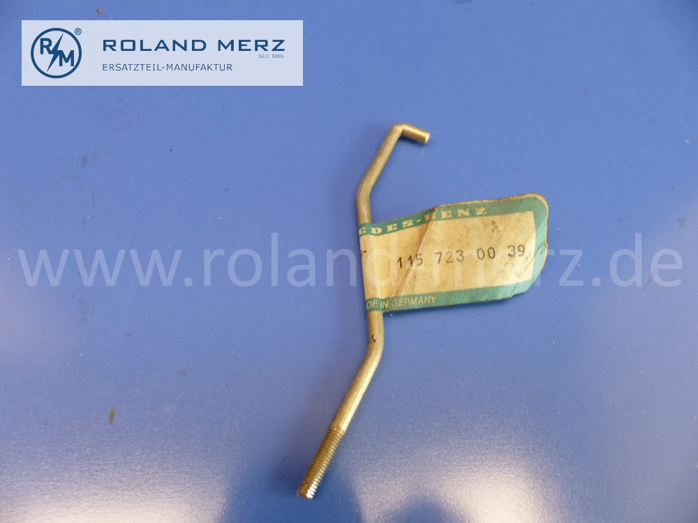1157230039 Sicherungsstange Fahrertüren, links und rechts, Mercedes W114, W115, Strich 8, Original Mercedes Neuteil, NOS