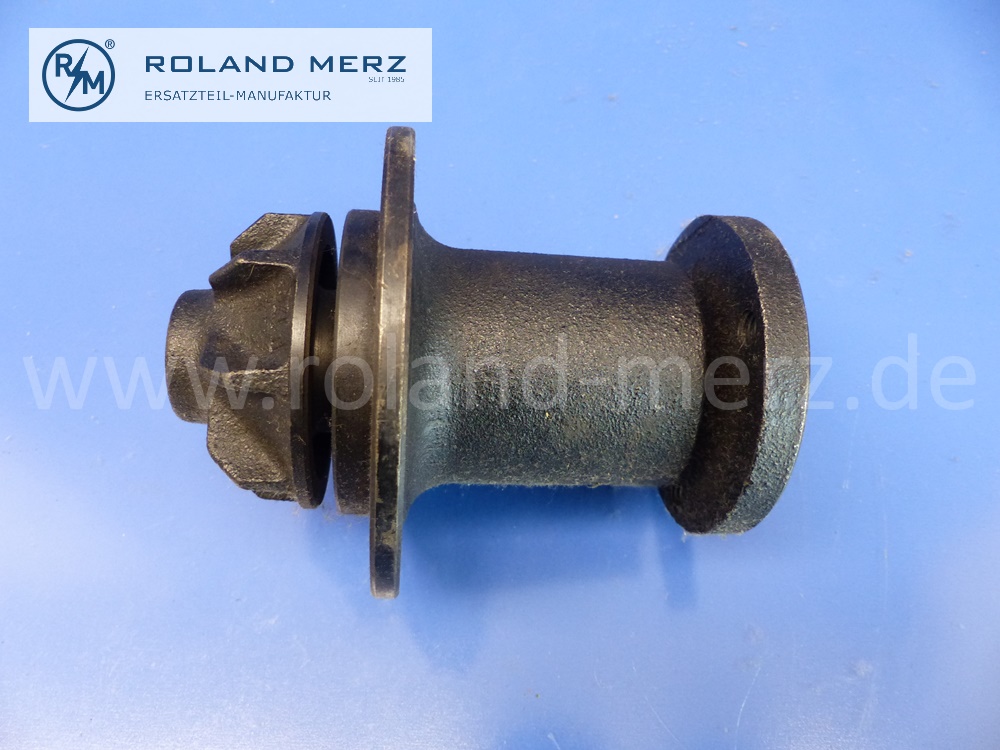 1802001220 Wasserpumpe Lagergehäuse, 3-Loch Flansch, Mercedes Motoren M121, M180, MB Ponton 180, 190, 219, 220, Original Mercedes Neuteil, NOS