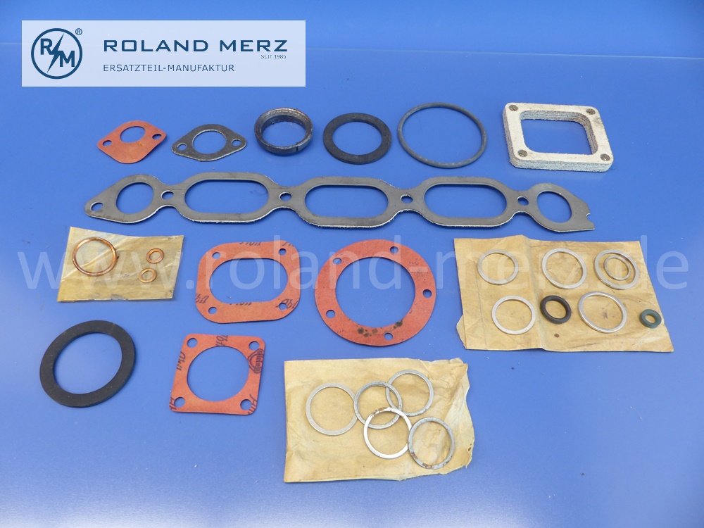 0-15800-02 Dichtungssatz Motor, Mercedes M121, 180a, original Elring Neuteil, NOS 