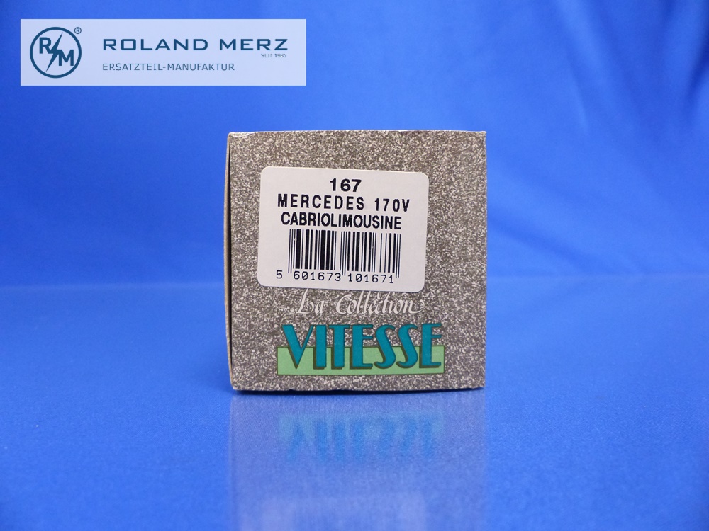 150167-02 Mercedes-Benz 170 V Cabriolimousine beige/braun - Vitesse 1:43 Modelll