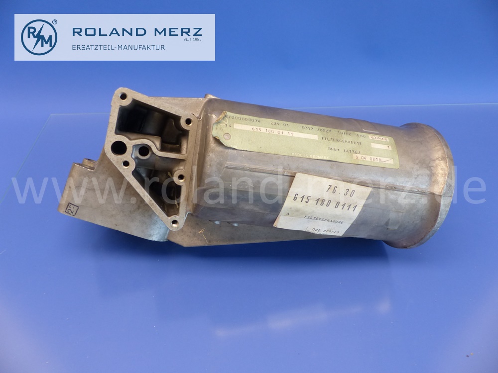6151800111 Filtergehäuse ohne Deckel und Filterelement, Mercedes OM615, E: 6151800110, Original Mercedes Neuteil, NOS 