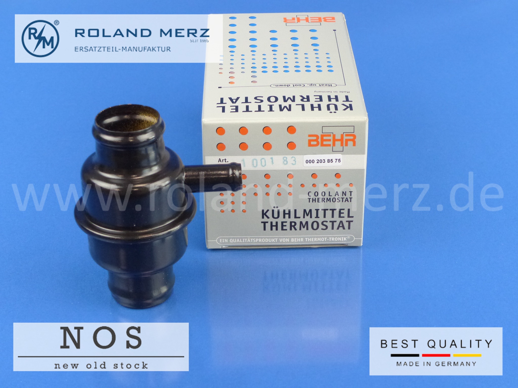 P1160239 Kühlwasserregler / Thermostat Behr 1001.83, Mercedes