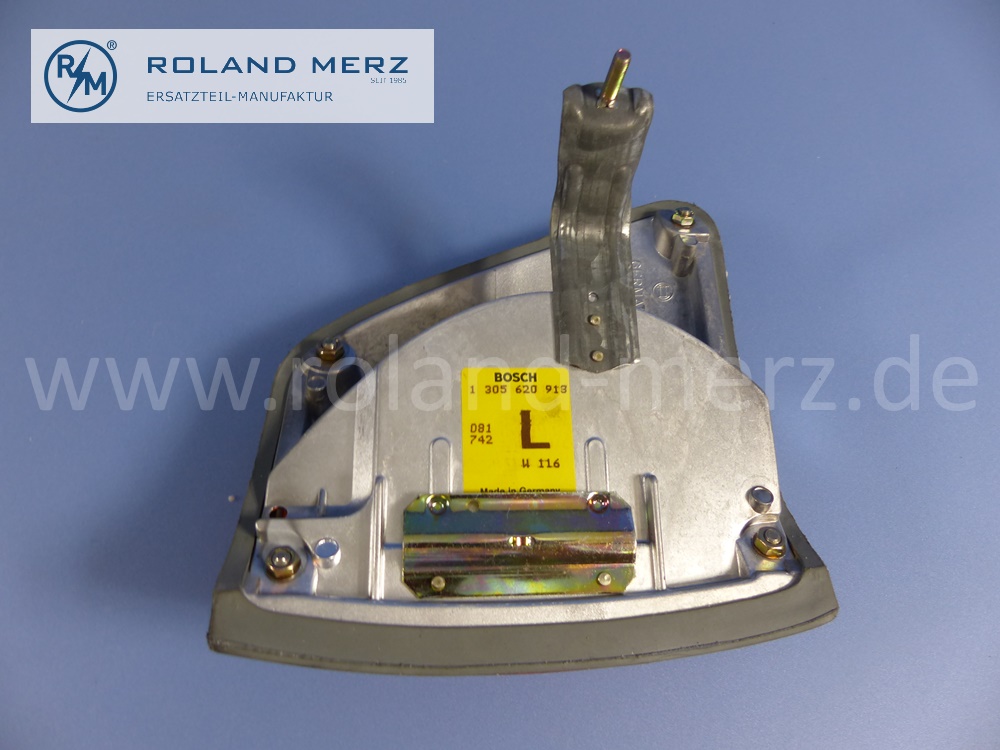 1168202361 Bosch Leuchteinheit, Scheinwerfer, links, mit Blinkleuchte, Rechtsverkehr, Mercedes W116, Original Mercedes Neuteil, NOS