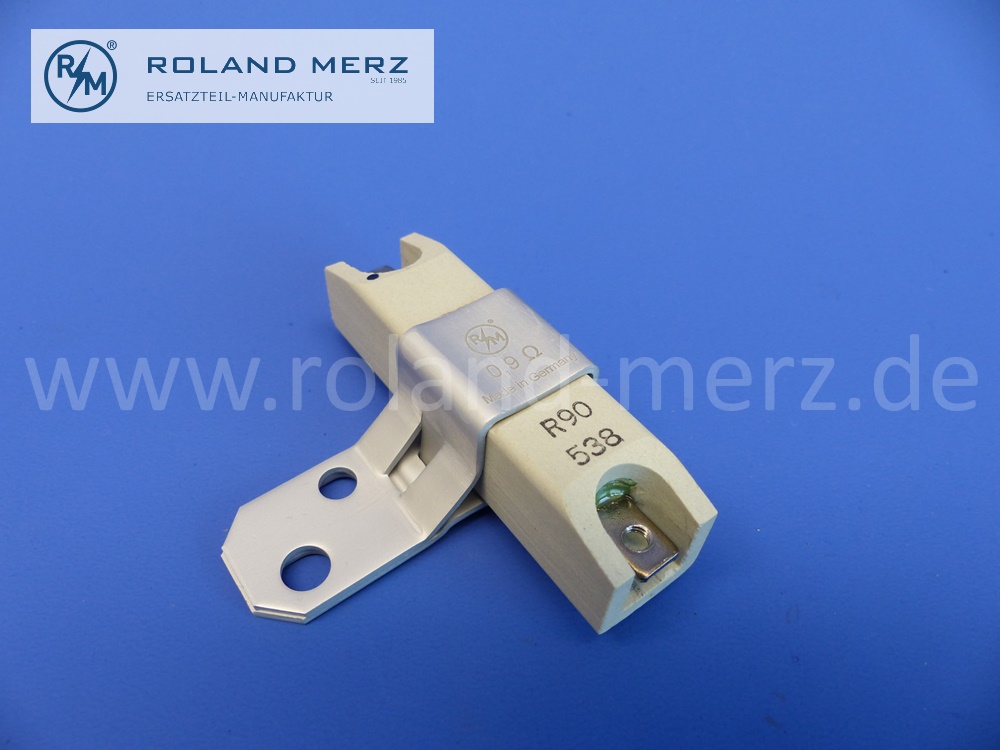 RM 15 3010 Vorwiderstand für Zündspule 0,9 Ohm, entspricht Bosch 1224509050, Mercedes 00015810845, Originalausführung Keramik aus deutscher Qualitätsfertigung 