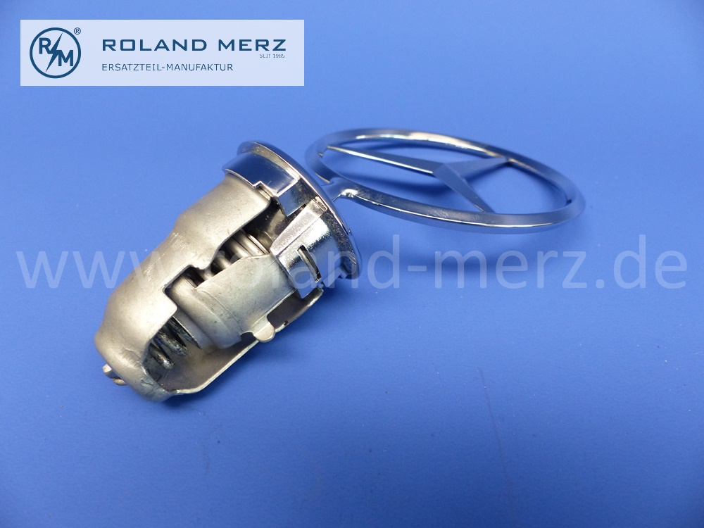 2018800086 Mercedesstern Originalteil für Mercedes W201, auch 16V EVO, W123, W126, Hersteller FRIFI, original Mercedes Neuteil, NOS 