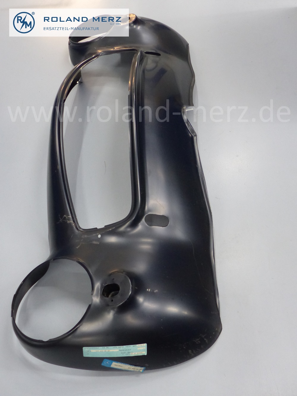 1216200025 Verkleidungsblech vorn, Front, Frontblech, Frontmaske für Mercedes W113, 190SL, Original MB Neuteil, NOS aus alter deutscher Produktion, daher 100% Passgenauigkeit