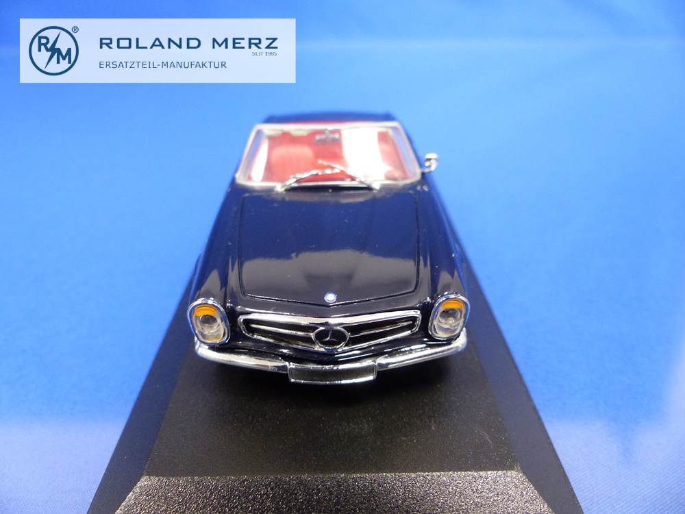 032232-06 Mercedes-Benz 280 SL Cabriolet dunkelblau - Minichamps PMA 1:43