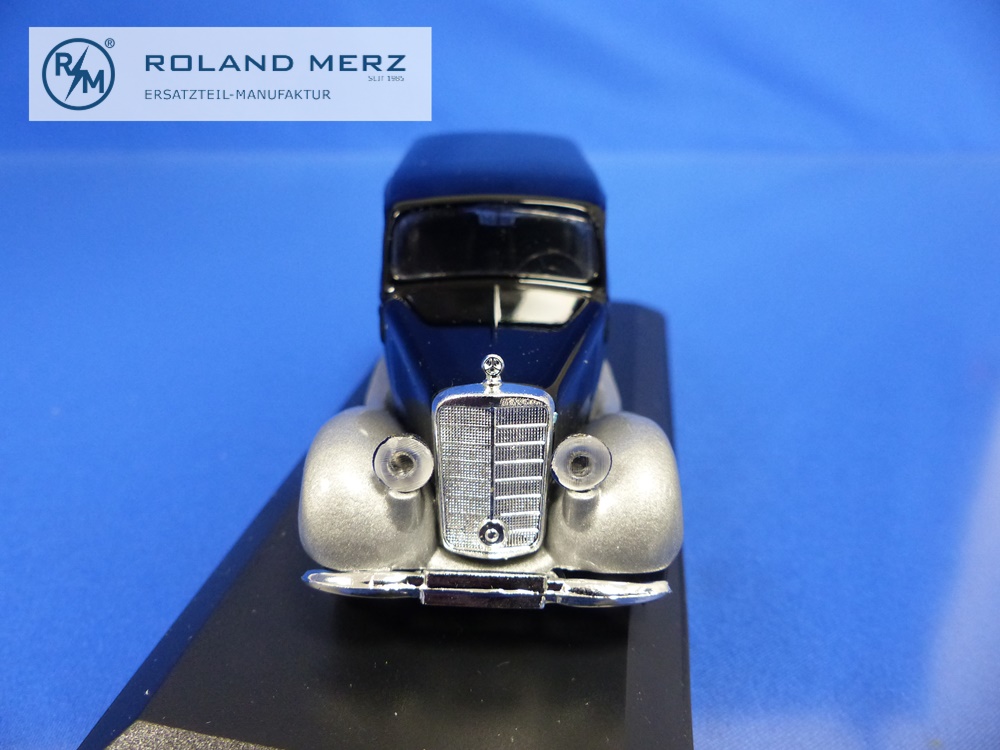 150350-08 Mercedes-Benz 170V Van Mercedes-Benz schwarz-silber 1939 - 1942 - 150350 Vitesse 1:43 Modell