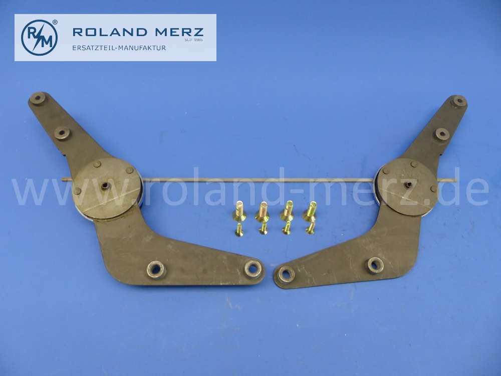1089100580 Lieferumfang LU Lehnenverstellung, linker Vordersitz, Mercedes W110, W111, W114, W115, original Mercedes Neuteil, NOS 