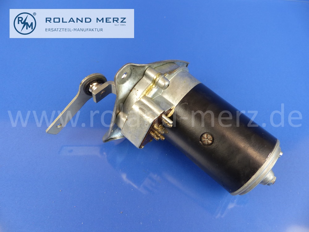 1118200042 Elektromotor, Motor, Wischermotor Mercedes Heckflosse 190-230, 220b, 220Sb, 230S, 220SEb – 280SE 3.5 Cabriolet / Coupe, Bosch 0390816003, Original MB Neuteil, NOS