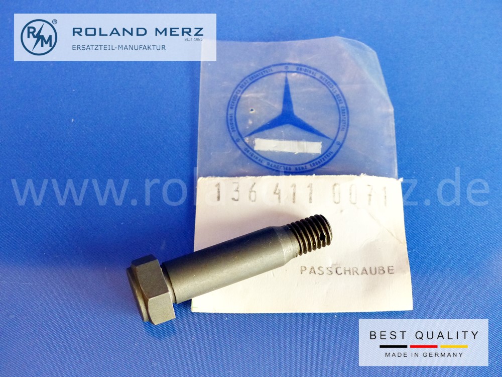 1364110071 Passschraube lang Gelenkscheibe M 10 x 51 Mercedes alle 170 u. 220 Mod. 180, 180D original Mercedes Neuteil NOS