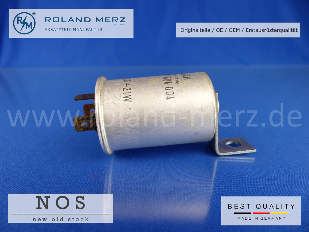 0-336-604-004-01 Blinkrelais 0 336 604 004 Bosch 12 Volt 336 604 004 Bosch Originalausführung NOS mit Metallgehäuse