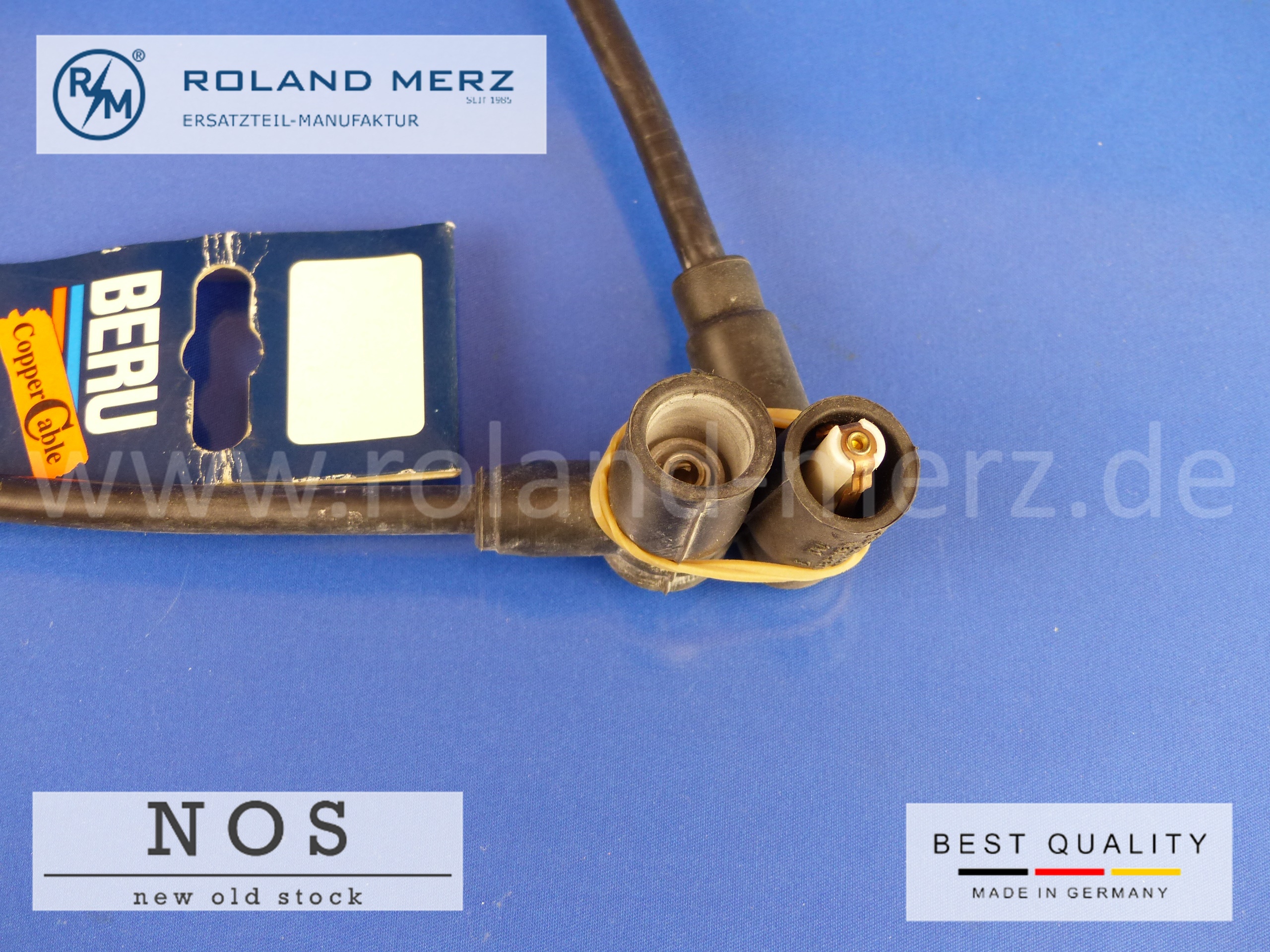 P1150988 Beru Copper Cable, M 111 A, Mercedes, ignition lead/connector