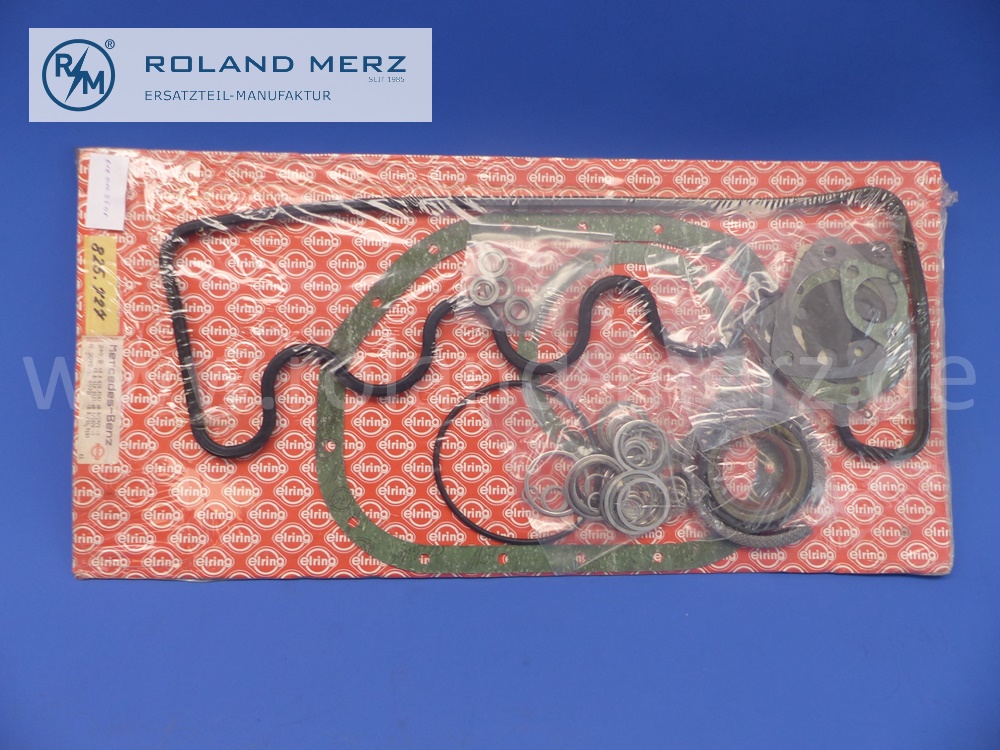 6160105506 Dichtungssatz Kurbelgehäuse, Mercedes OM616, W115, W123, W460, W461, W462, 309D, 407D, Elring 825.727, Original Mercedes Neuteil, NOS