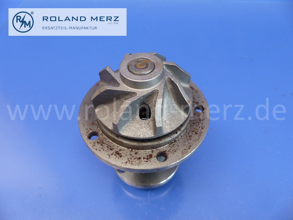 1272000020 Wasserpumpe Lagergehäuse, 3-Loch Flansch, Mercedes Motoren M121, M127, Original Mercedes Neuteil, NOS