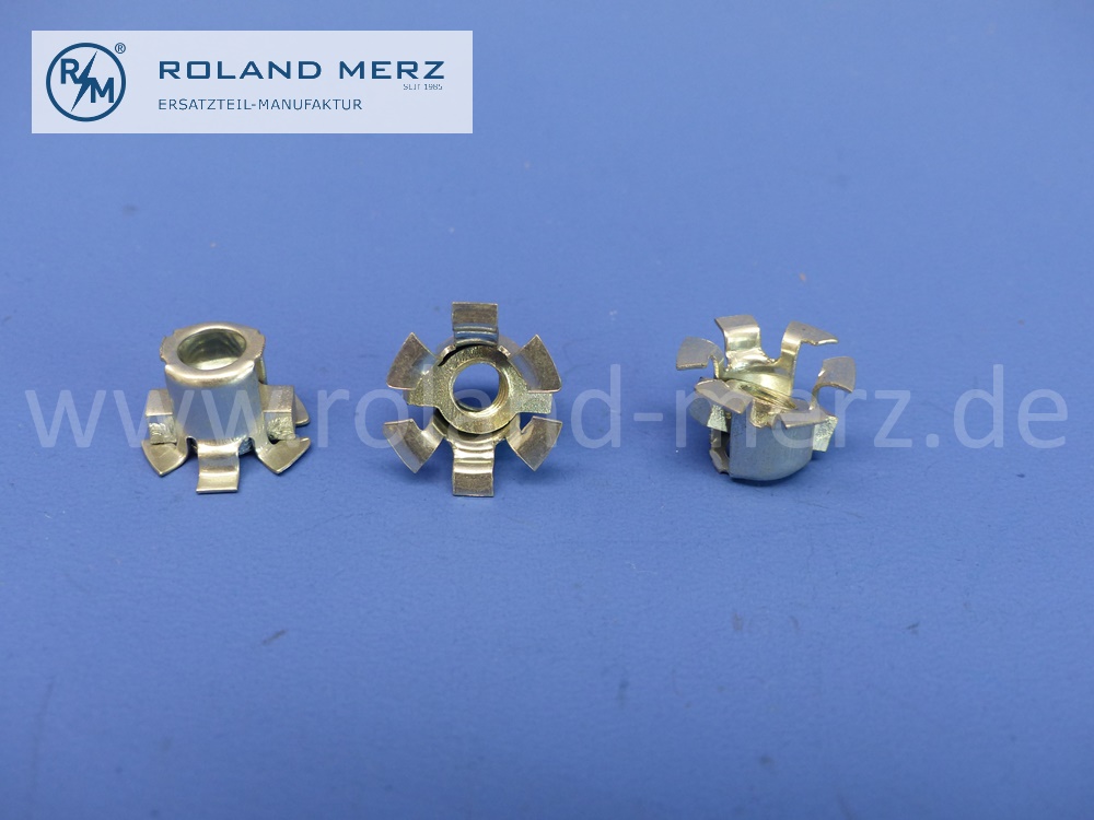 0009905991 Mutterhalter Blindmutter Mercedes W100, W105, W108, W109, W110, W111, W112, W120, W121, W128, W180, Original Mercedes Neuteil, NOS