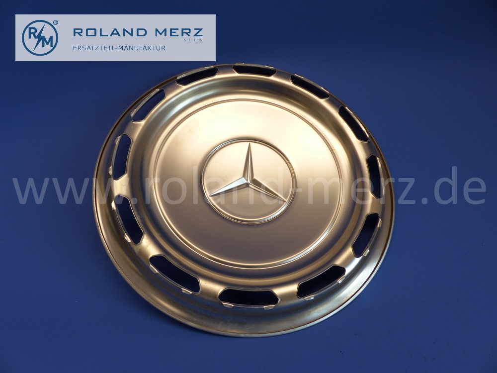 1154010424 Zierblende, Radzierblende, Radkappe 15 Zoll verchromt für Mercedes 600, W100.012, 014, 015, 016, W108, W111, W114, W115, W123, Original Mercedes Neuteil, NOS 