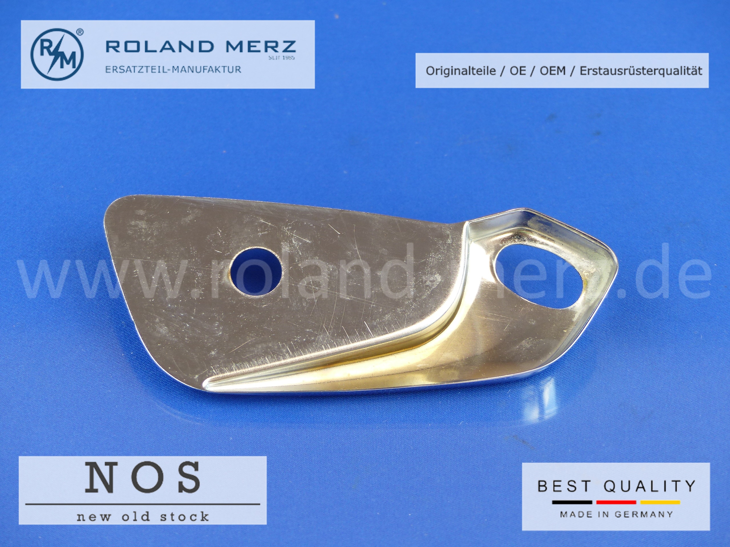P1170166 Mercedes Abdeckung Armlehne, rechts, chrom, A112 815 02 43